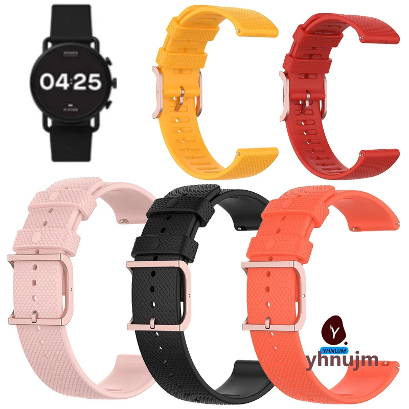 

Skagen Falster 3 strap Sports silicone wristband Smart Watch Sports strap