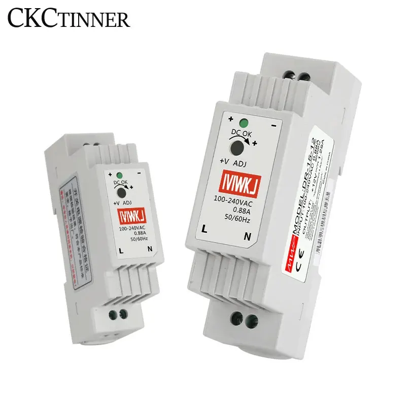 Импульсный источник питания DR-15 15 Вт на DIN-рейку вход 100-240 В переменного тока в