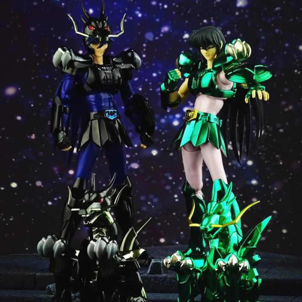 

Vicootor In Stock Saint Seiya Myth Cloth Bronze Black EX Shiryu Helmet Metal Armor Action Figure Model Brinquedos