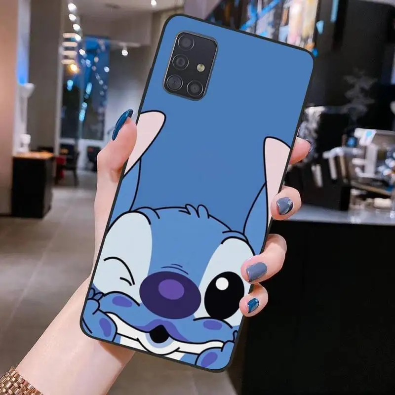 Милый чехол для телефона Stitch для Samsung Galaxy S21 Plus Ultra S20 FE M11 S8 S9 Plus S10 5G Lite 2020.