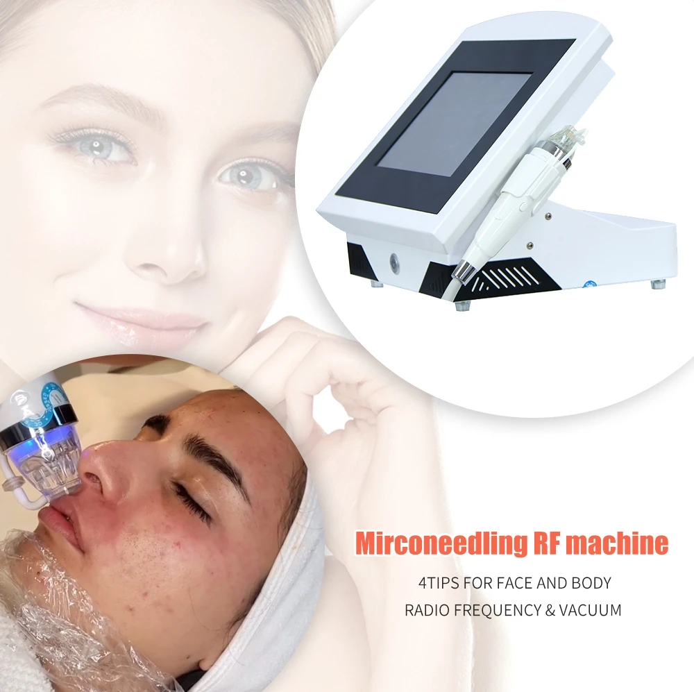 Hottest RF Wrinkle Remover Scarlet Fractional Microneedle Radio Frequency Machine RF Skin Tightening Microneedling Device