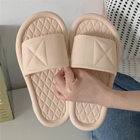 kawaii slippers for women girls summer anti slip house slipper woman cute sandals korean coffee slides candy color