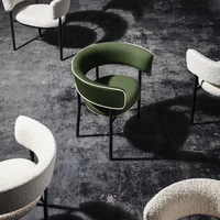 Nordic Wrought Iron Living Room Chairs 4