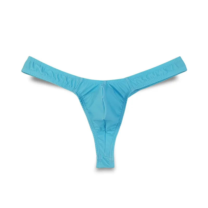 3PCS Men Underwear Thongs G Strings Seamless Sexy Jockstrap Smooth Ice Silk Low Rise Breathable T Back Thong Panties