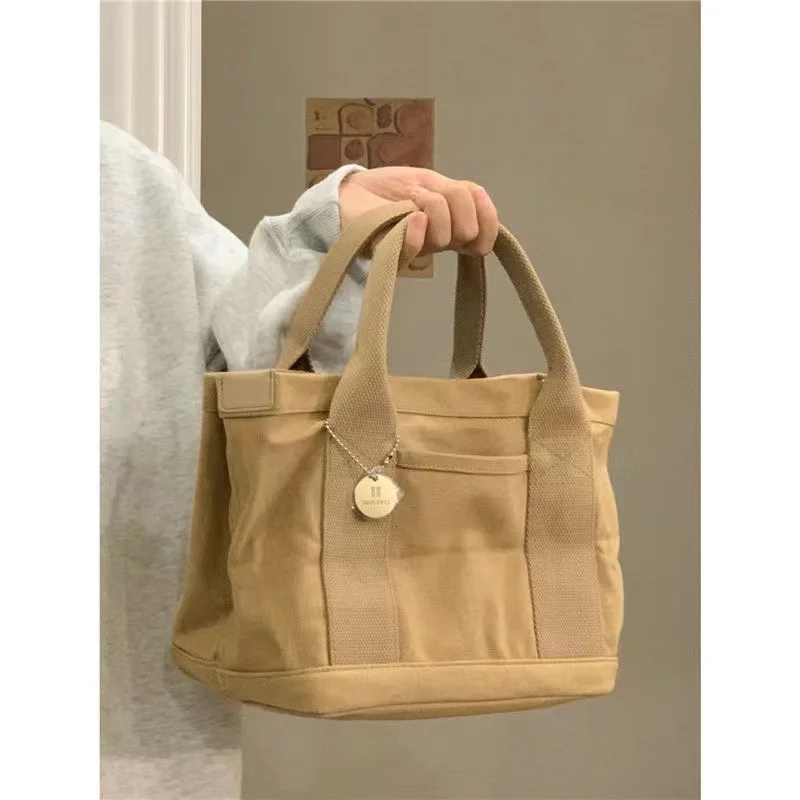 

Women Korean Fashion Japanese Casual Design Canvas Tote Bag Ladies Travel Brand Designer Simplicity Girls Handbags Bgas