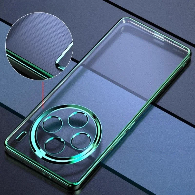 Гальванизированный противоударный Прозрачный чехол для телефона Vivo X100 ультра