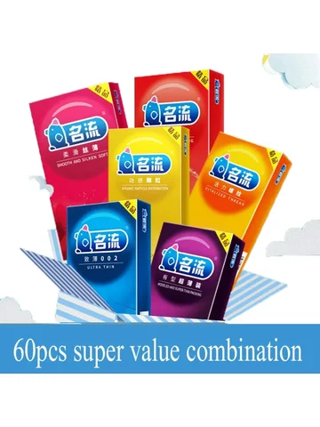 Ультратонкие презервативы PERSONAGE, 60 шт