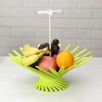 80hotdrained fruit basket convenient decorative space saving flower pattern foldable storage fruit lightweight portable fruit p
