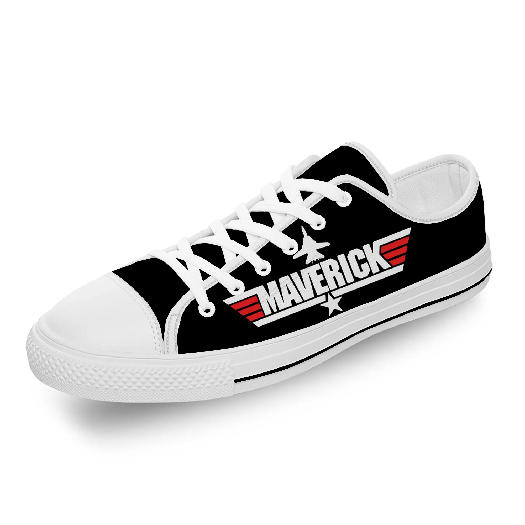

Top Gun Maverick Low Top Sneakers Mens Womens Teenager Casual Shoes Canvas Running Shoes 3D Print Breathable Lightweight shoe