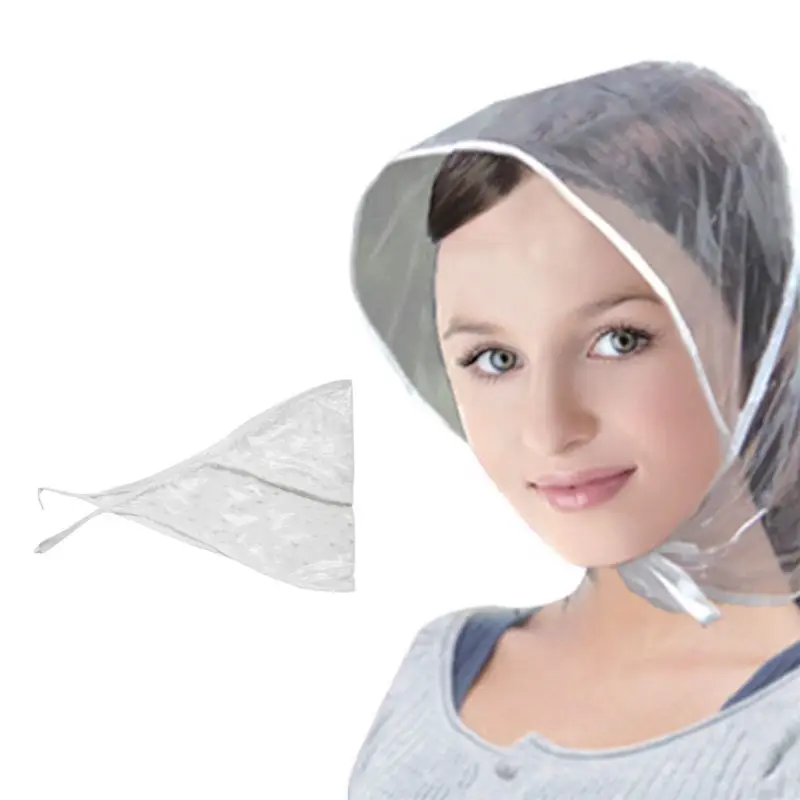 

Plastic Rain Hat Coat Raincoat Women Men Kids Gifts Universal Use Hiking Fishing Rains Waterproof Windproof Bonnet