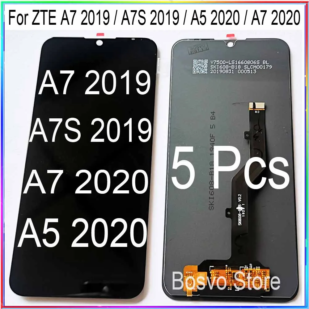 

Wholesale 5 Pieces/Lot For ZTE Blade A5 2020 LCD Screen Display with Touch Digitizer Assembly A7 2019 / A7S 2019 / A7 2020