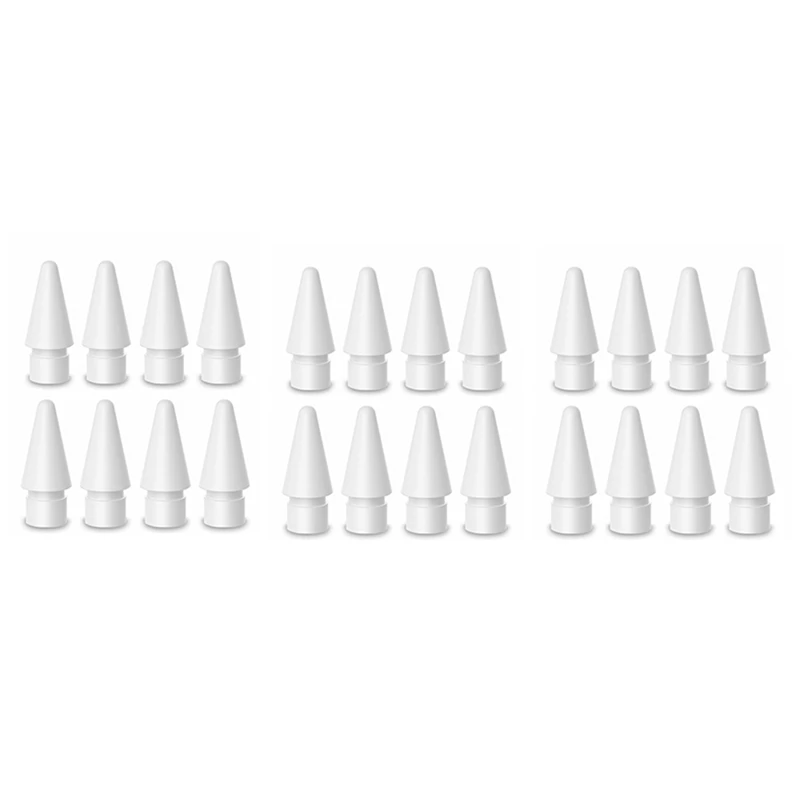 

24 Pack Replacement Tip For Apple Pencil Nibs For Apple Pencil 1St & 2Nd Generation (White)