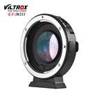 Адаптер для крепления объектива Viltrox EF-M2II с автофокусом 0,71x для объектива Canon EOS EF на Micro четыре трети (MFT, M43) камеры