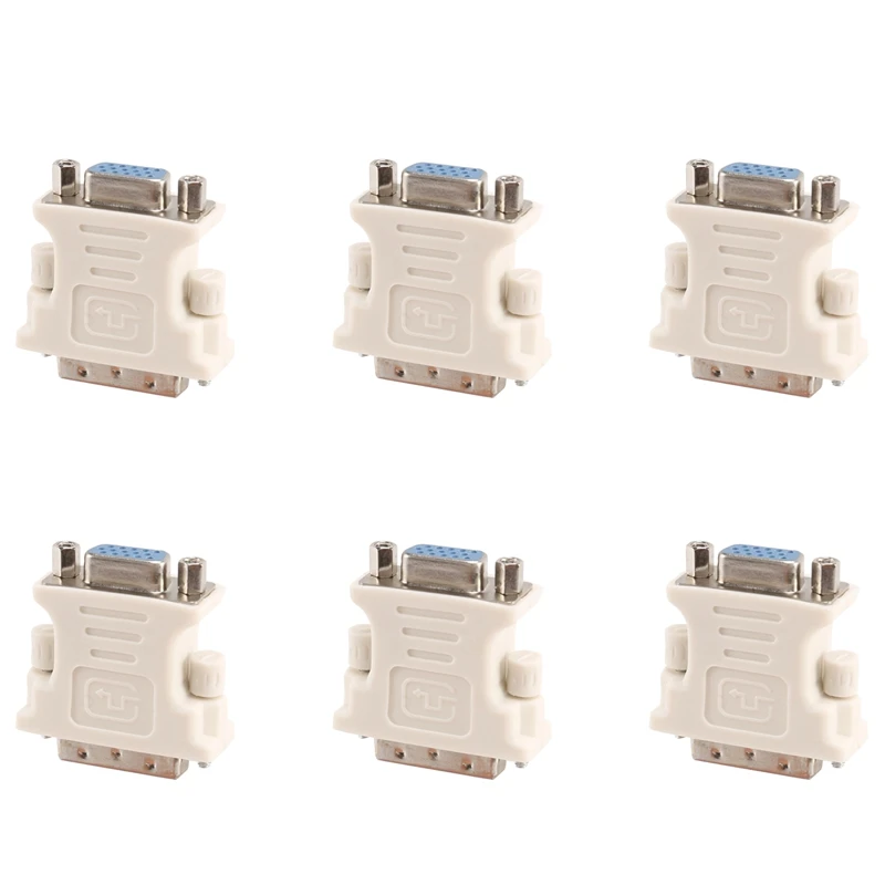 

6X DVI Male адаптер (DVI - D 24 1) To Female VGA (15-Pin)