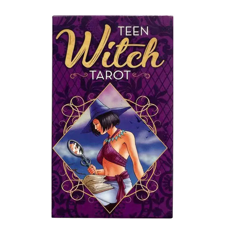 

Teen Witch Tarot Deck Oracle Cards Entertainment Occult Card Game for Fate Divination Tarot Card Games
