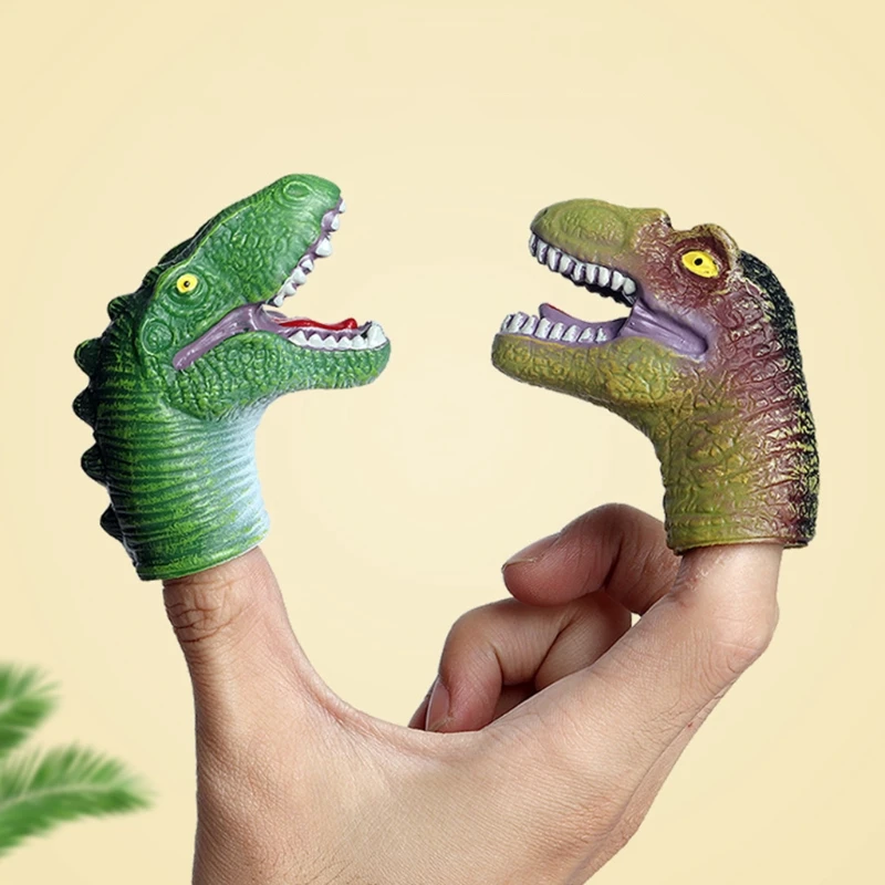 5 шт./компл. игрушка-пазл в виде животного динозавра пальчиковая кукла детская