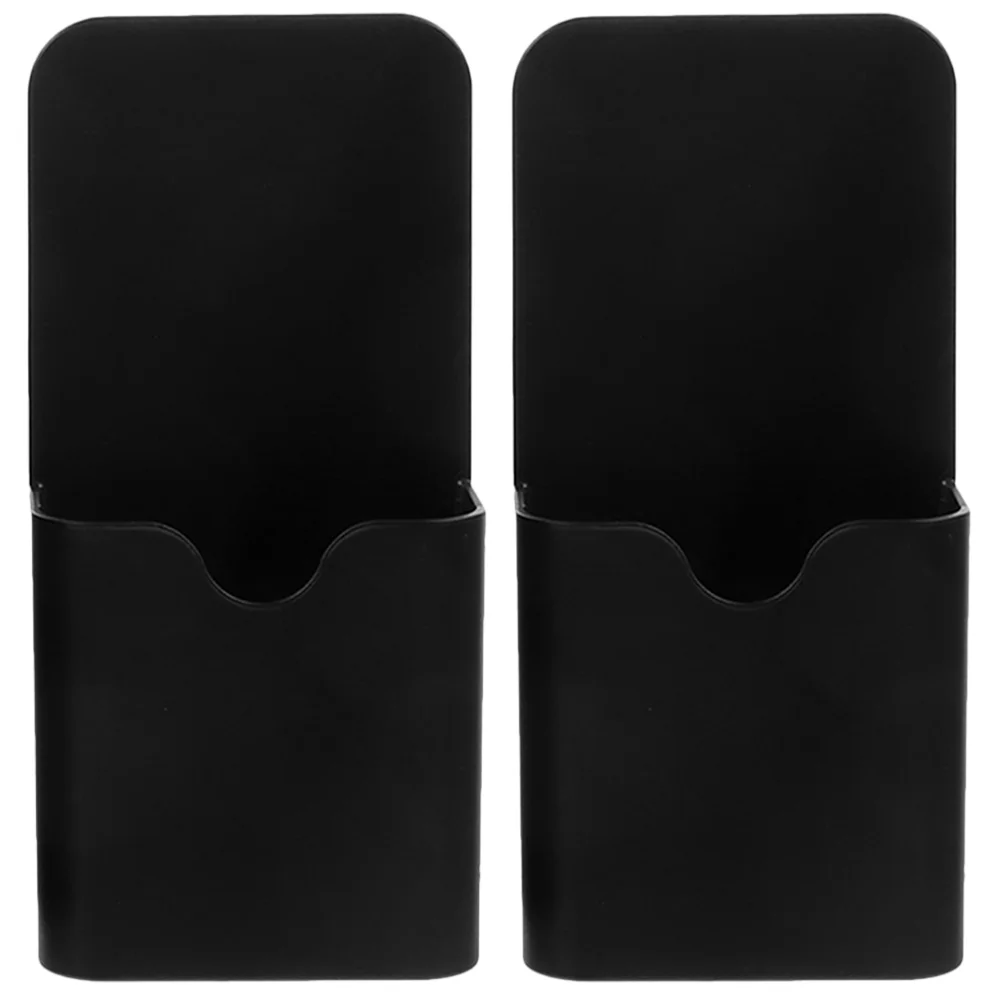 

2 Pcs Magnetic Pen Holder Erasers Fridge Organizer Compartment Marker Abs Dry Holders Storage