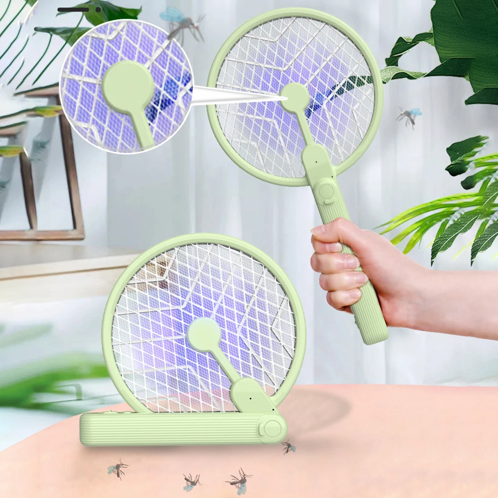 

3 в 1, выдвижная электрическая ловушка для мух, 3000 в