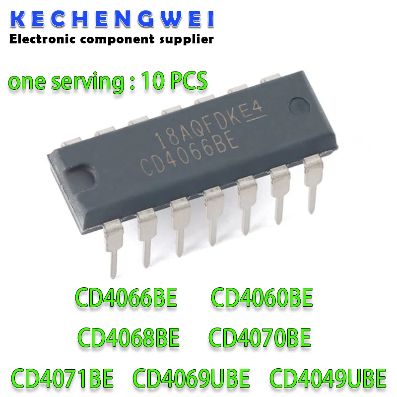 

10PCS CD4066BE CD4066 DIP-14 CD4060BE CD4060 CD4068BE CD4068 CD4069UBE CD4069BE CD4069 CD4070BE CD4070 CD4071BE CD4071 CD409UBE