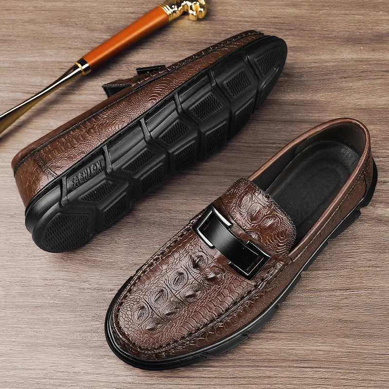 

Men's Leathe Oxford Comfortable Dress Shoes Originals Lace Up Formal Business Casual Daily Derby Shoes for Male