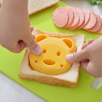 sandwich mould bear cat rabbit car shaped bread mold cake biscuit embossing device crust cookie cutter baking pastry tools