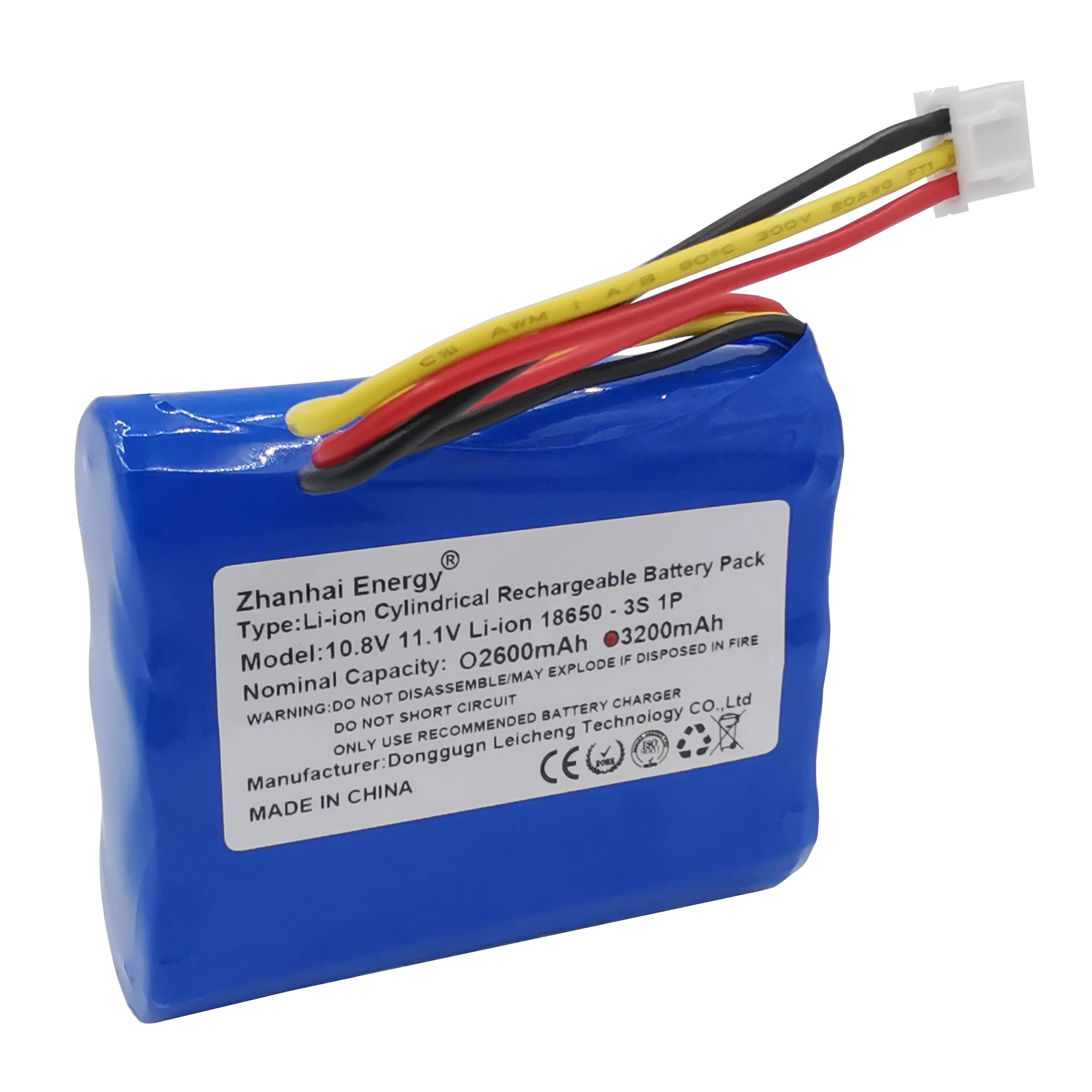 

10,8 В 11,1 В 2600 мАч 3200 мАч 18650 литий-ионный перезаряжаемый аккумулятор для DOCKIN D Fine 50 Вт HiFi Bluetooth динамик резервная батарея