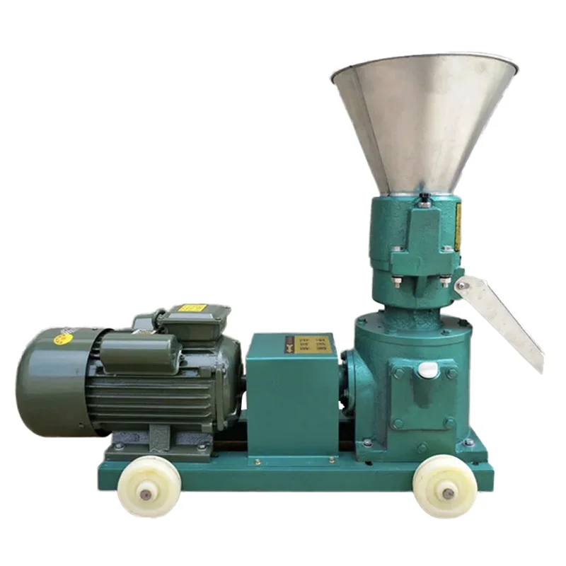 380V 15KW 400-500kg/h Pellet Press Animal Feed Wood Pellet Mill Biomass Pellet Machine