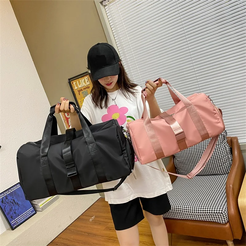 

Women Sports Gym Bag Travel Bag Large Duffle Bag Multifunction Shoulder Crossbody Back Casual Yoga Bags Dry Wet Separation Shoes