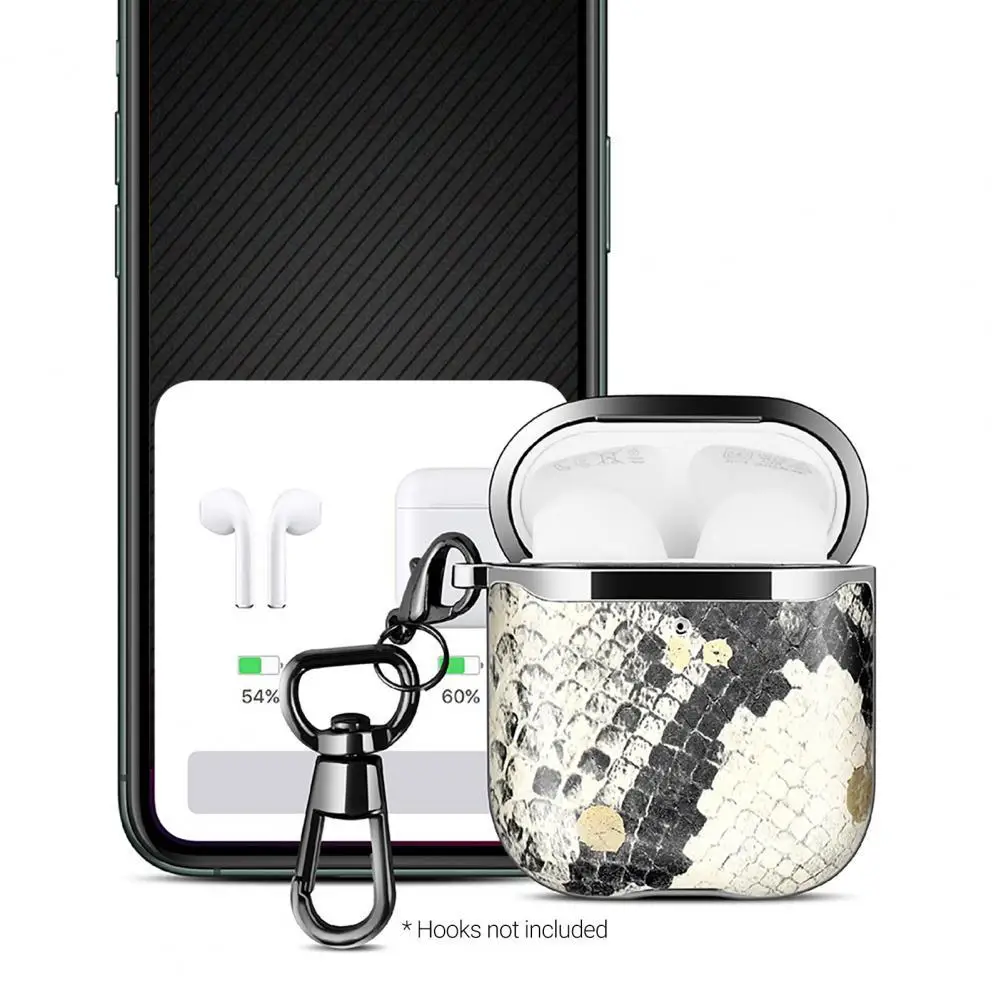 

Мягкие полезные наушники с узором под змеиную кожу беспроводные силиконовые защитные легкие наушники защита от пыли