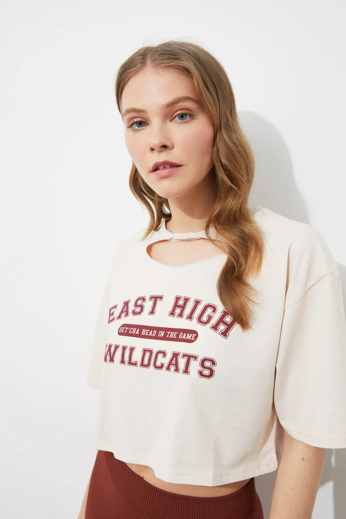 

Trendyol Loose Knitted T-Shirt TWOSS21TS1524
