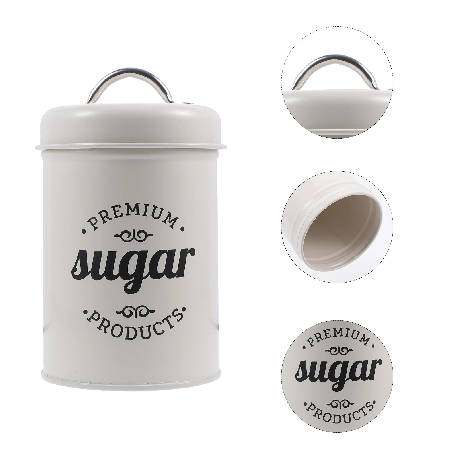 

Tea Storage Jar Canister Tin Metal Jars Kitchen Food Coffee Loose Candy Container Sugar Containers Box Leaf Airtight Iron Can