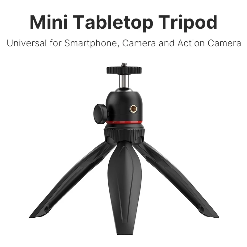 

For Ulanzi MT-17 DSLR SLR Portable Tripod Holder Stand 360° Rotatable Ballhead 1/4'' Screw For iPhone 14 13 Gopro 11 10 9 Camera