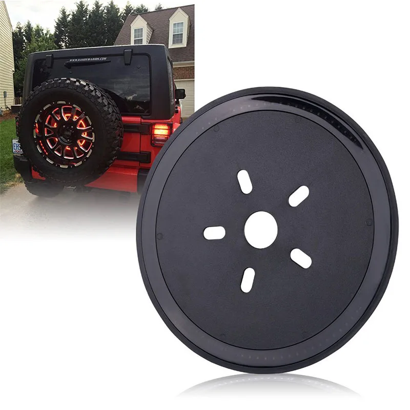 

Красный светильник, для джипа Wrangler запасное колесо тормозной светильник, для джипов 3rd стоп-сигнал светодиодный светильник для Jeep Wrangler JK TJ бездорожья (цельнокроеное платье)