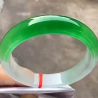 top jewelry grade natural authentic aaaaa bangles ice species emerald color womens floating green real jade bracelet gift