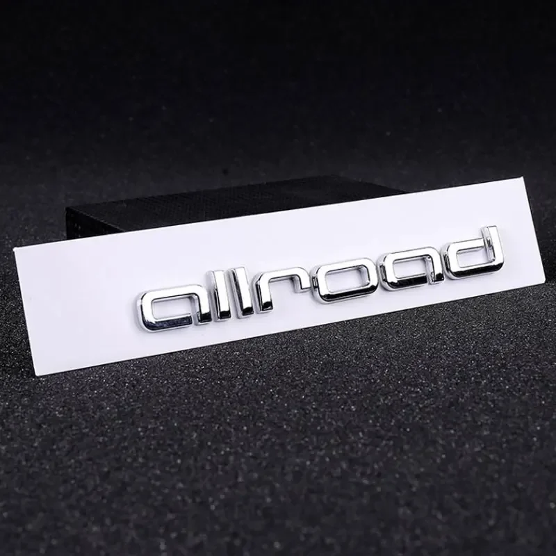 

Allroad значок автомобильные наклейки для Audi a4 a6 автомобильные аксессуары переустанавливаемый значок allroad X Вейдер Спортивное украшение заднего багажника логотип наклейки