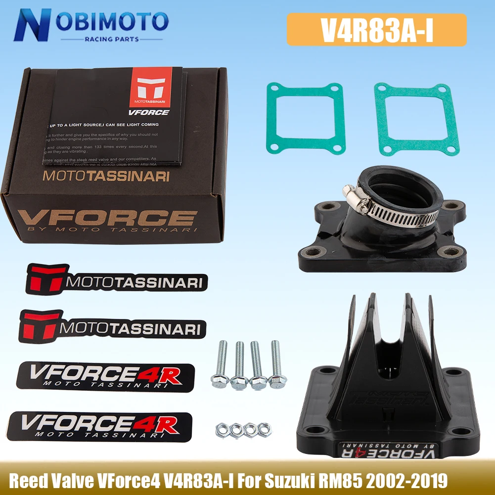 Для Suzuki RM 85 2002-2019 V Force V4R83A-I со впускным коллектором Palheta Boit A Clapet Box VForce 4 RM85 Детали