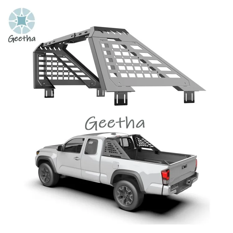 Для Toyota Tacoma 2024+ Постельки Musixia Design Грузовик Задняя клетка для внедорожных пикапов