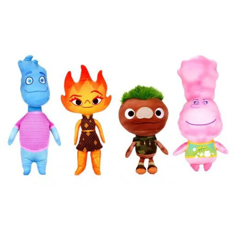 

Disney Pixar Elemental Wade Ripple Ember Lumen Clod Gale Stuffed Plush Doll Anime Toy Christmas Birthday Gift for Kid Girls