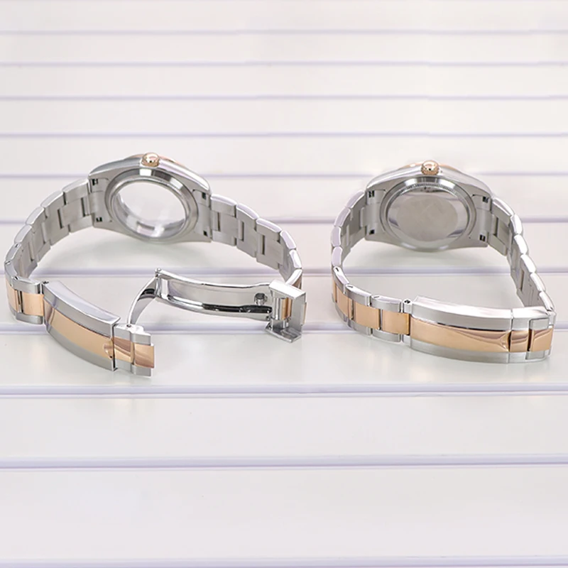 Серебристые и розовые золотые часы с ремешком на руку 36 мм/40 мм ремешок для часов