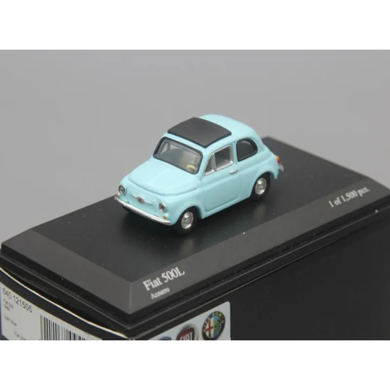 

Mini Cut 1:64 Fiat 500 500L 110 1968 Alloy Car Model Collection Ornament Gift Children Toys