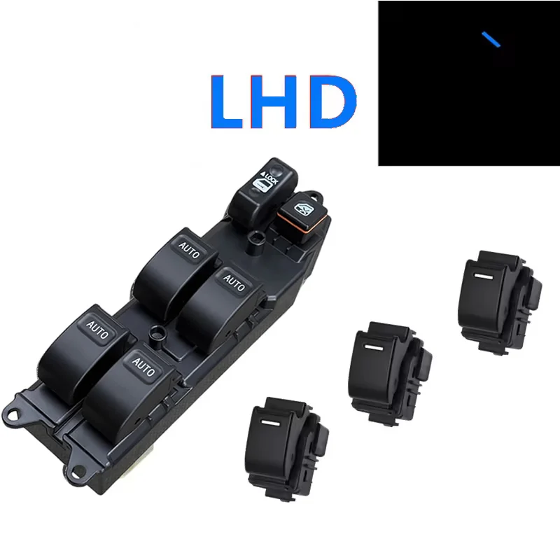 

Для Toyota Corolla 2004-2013 Vios 2002-2007 Hilux Vigo Fortuner 2007-2012 Автоматическая светодиодная подсветка Кнопка включения стеклоподъемника