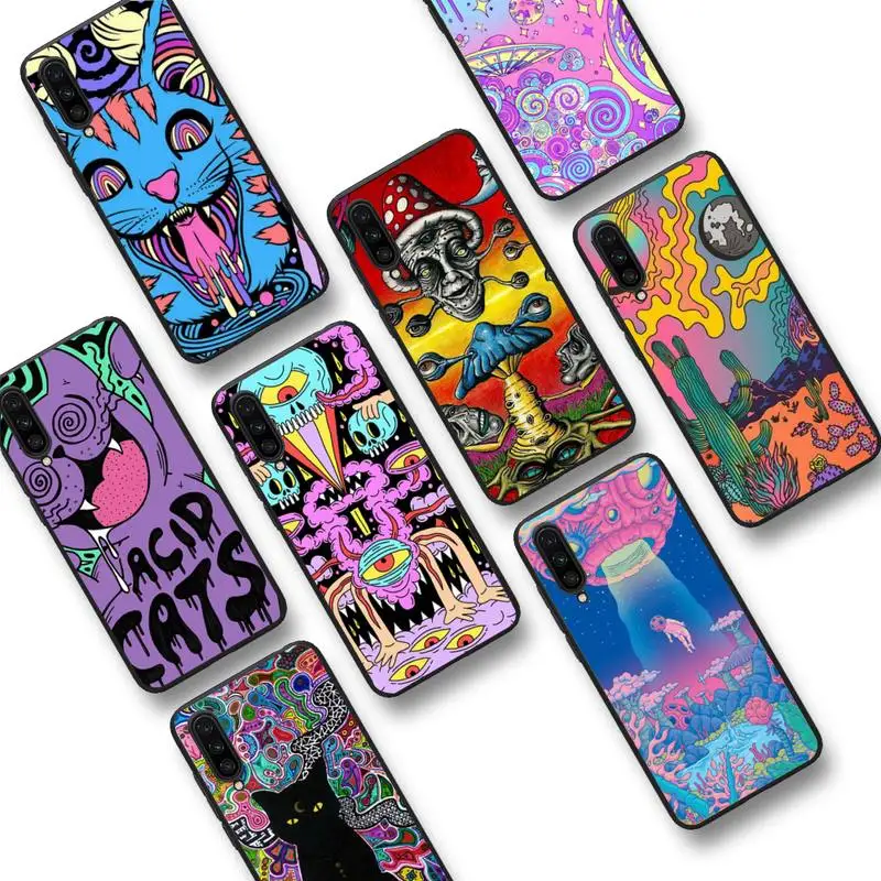 

MaiYaCa Colourful Psychedelic Trippy Art Phone Case for Samsung S20 lite S21 S10 S9 plus for Redmi Note8 9pro for Huawei Y6