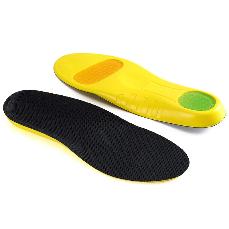 

Pu Sports Insoles For Shoes Men Women Breathable Sweat Deodorant Shock-absorbing Insole Latex Running Military Training Shoe Pad