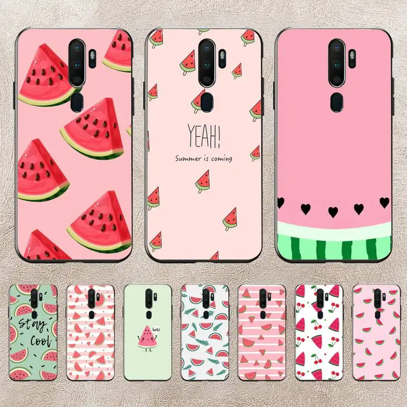 

Summer Cartoon Watermelon Phone Case For Redmi 9A 8A 6A Note 9 8 10 11S 8T Pro Max 9 K20 K30 K40 Pro PocoF3 Note11 5G Case