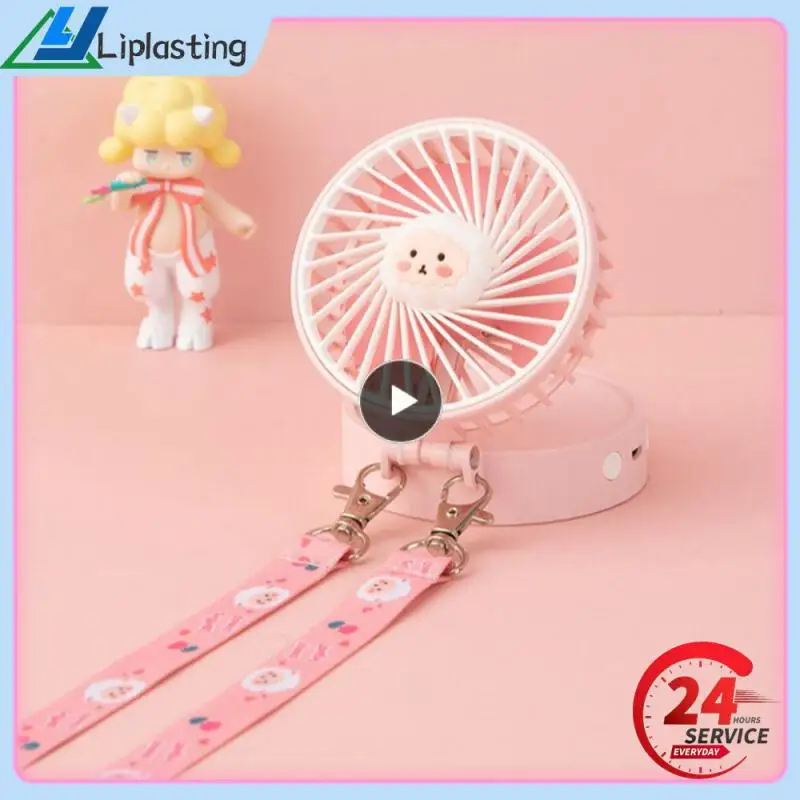 

1~10PCS Usb Charging Fan Multiple Modes Of Use Portable Mini Folding Fan With Lamp Abs Pp Electronic Components High Quality