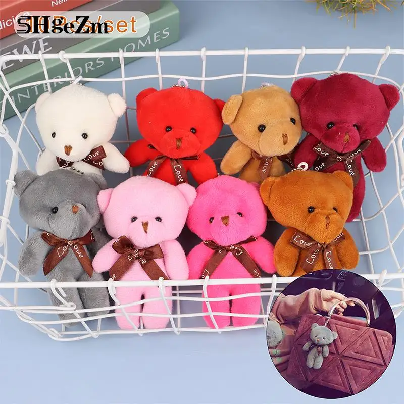 

10 шт./партия, мягкие плюшевые игрушки-медвежонки