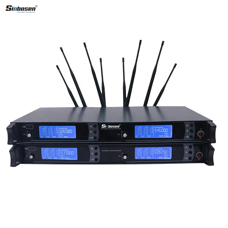 Портативный вокальный микрофон Aoyue AS-9K 2CH диапазон 100 метров