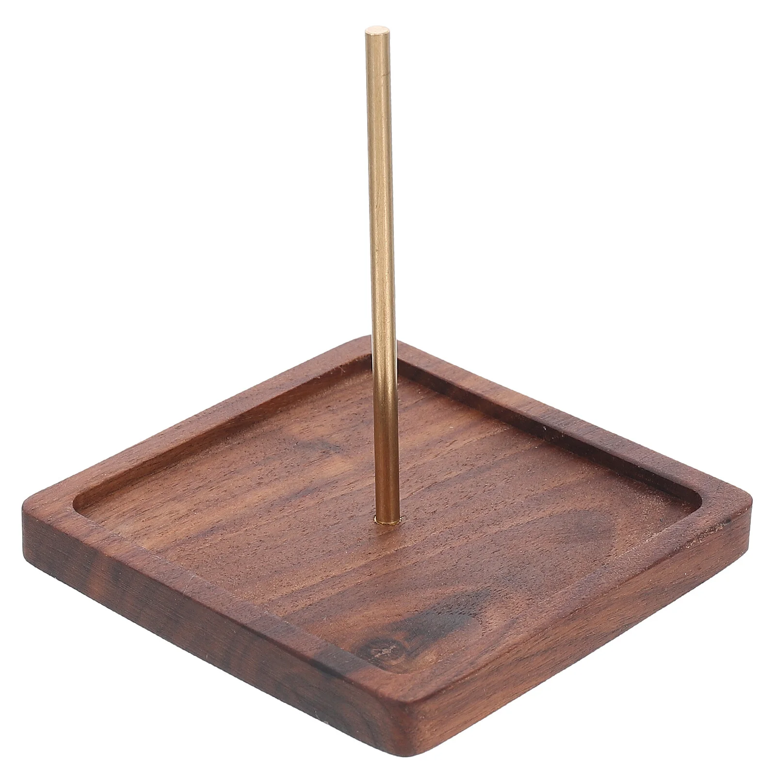 

Tee Embroidery Thread Holder Sewing Wooden Spool Organizer Storage Stand Bracket Household Knitting Accessory Copper Solid