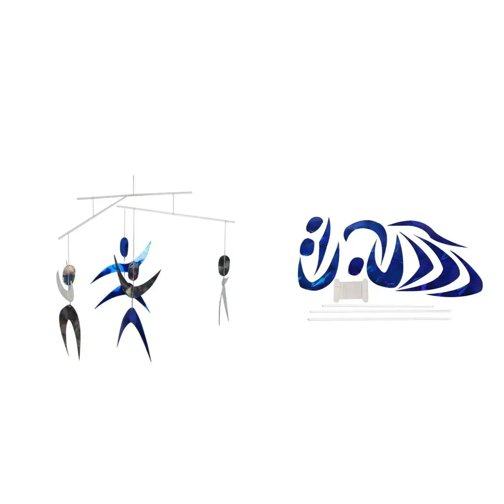 

2 Sets of Mobile Wind Chime for Baby Crib, Ceiling Decoration,