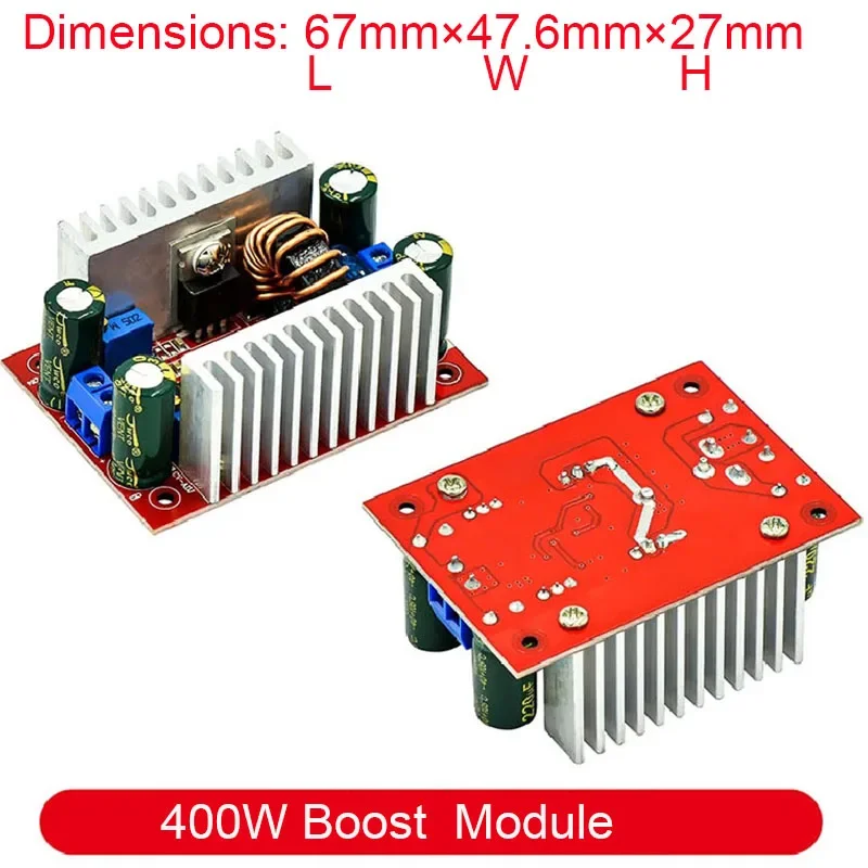 

Повышающий преобразователь DC/DC 8-60В в 7-90В 5-20А